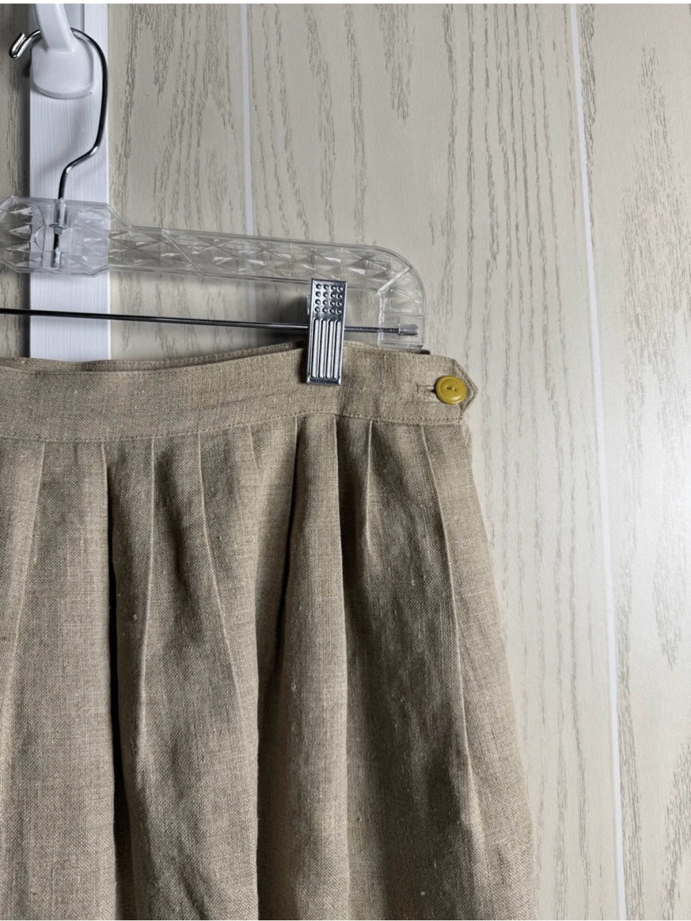 Ralph Lauren Country 100% linen tiered midi skirt - Picture 3 of 10